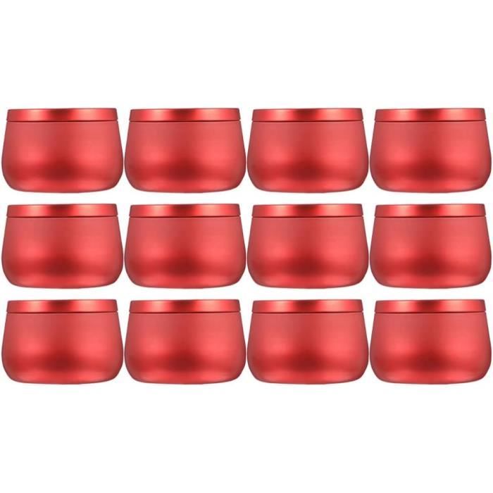 Boîtes En Fer Blanc De Noël PLUSHCEWT – Lot De 2 – Dimensions 18,5x13,5x5,5 Cm – Motifs Festifs – Pour Biscuits Ou Cadeaux