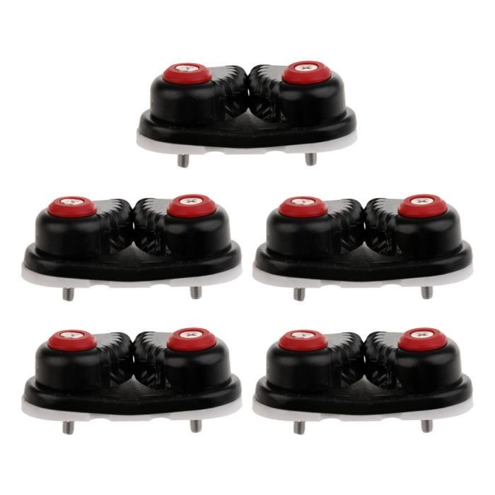 Taquet à Came En Aluminium Pour Corde - Accessoire D'amarrage Pour Bateau, Kayak, Yacht - Base Plastique Anti-rayure