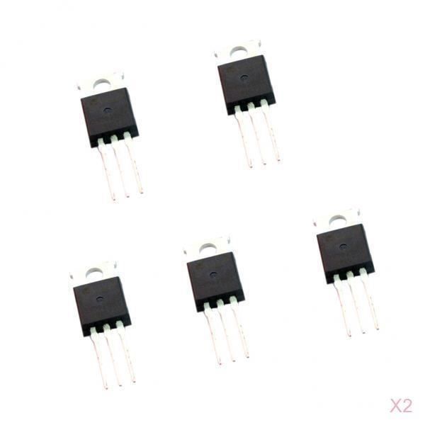 Lot 10 Transistors MOSFET IRF3708 Canal N TO220 30V 62A - Puissance Électronique