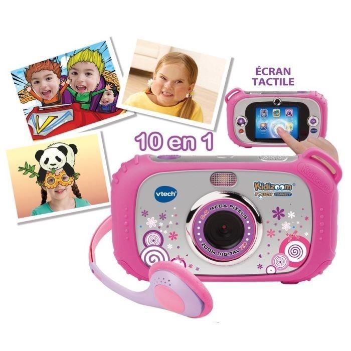 VTech Kidizoom Touch Rose - Appareil photo pour enfants