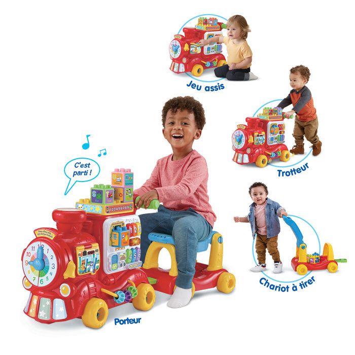 VTECH BABY TCHOU TCHOU LOCO MON PORTEUR ÉVOLUTIF