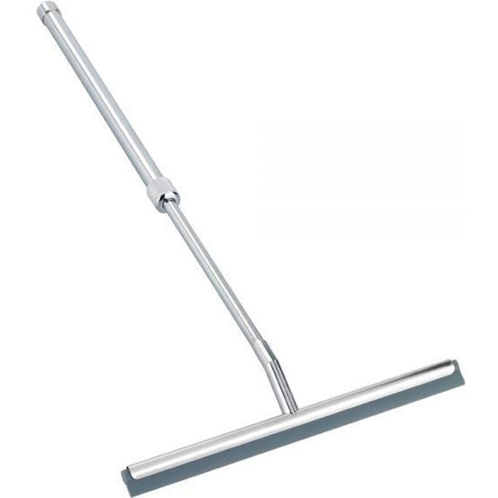 WENKO Raclette salle de bain, raclette de douche télescopique, acier inox, 26x3759x3 cm