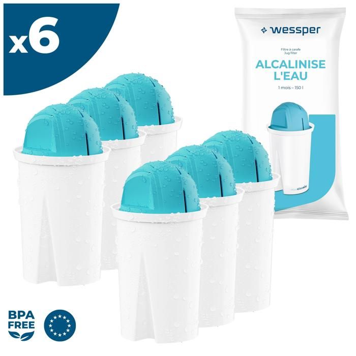 10 Cartucce Filtranti Per Caraffe Brita, Dafi, Laica - Con Carbone Attivo | Riduce Calcare E Cloro | Senza BPA - Foto 6