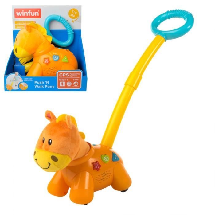 Winfun Poney trotteur avec sons et lumieres Cdiscount Puericulture Eveil bebe
