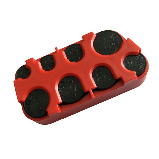 Obelunrp Porte-Monnaie Serveur Avec Distributeur Pièces Euro Et Ceinture - Noir
