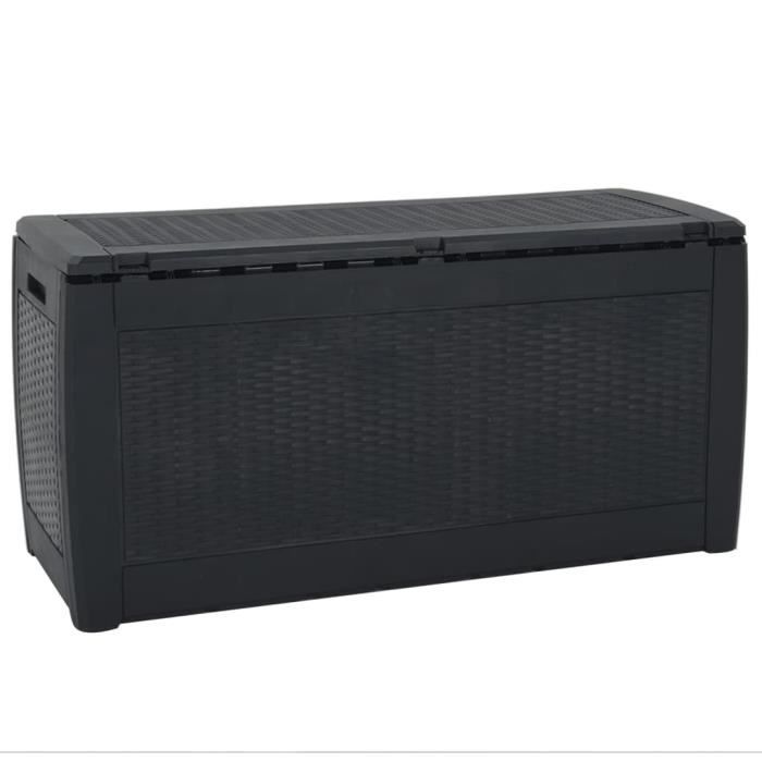 Prosperplast MBRP290-S433 Boxe Rato Plus tuinbox / opbergbox - 290 liter - antraciet | Hevu Tools