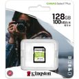 Carte mémoire KINGSTON Canvas Select Plus SD - SDS2/128Go 128go Classe 10 UHS-I 100Mo/s-1