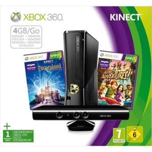 Console Xbox 360 Slim (4 Go) - X360 - Console Occasion Pas Cher