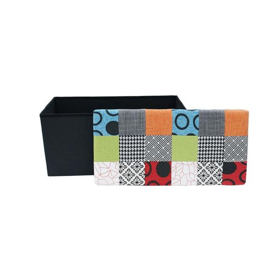 Poufs Fauteuils Et Chaises Coffre Banc Pliable Patchwork Multicolore 38 Cm Achat Vente Chaise Soldes Sur Cdiscount Des Le 20 Janvier Cdiscount