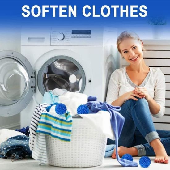 Acheter PDTO Machine à laver balles sèche-linge adoucisseur de vêtements  réutilisable économie d'énergie