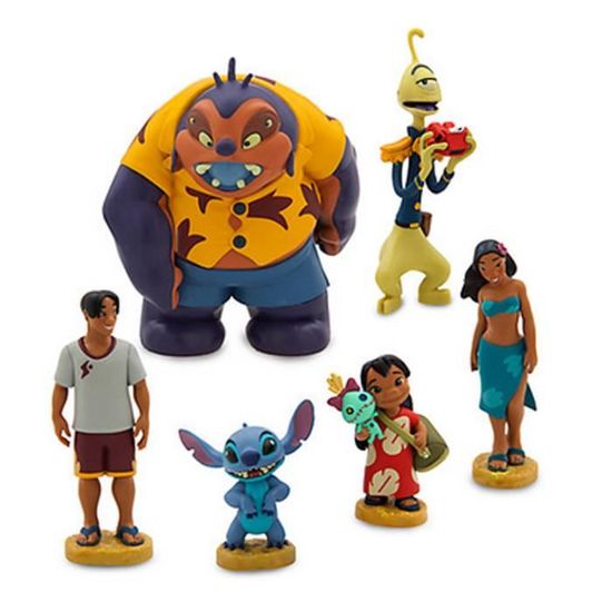 Official Disney Lilo & Stitch 6 Figurine Playset - Cdiscount Jeux - Jouets