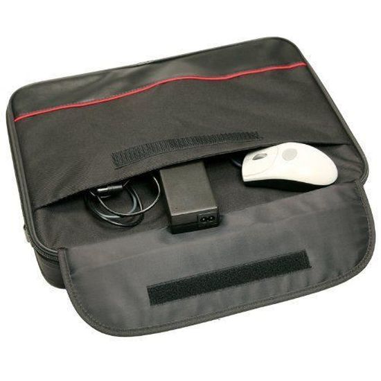 Housse Ordinateur Portable PEDEA - Jusqu'à 17,3 Pouces - Sac Bandoulière Avec Cadenas - Noir - Multi-compartiments - 5