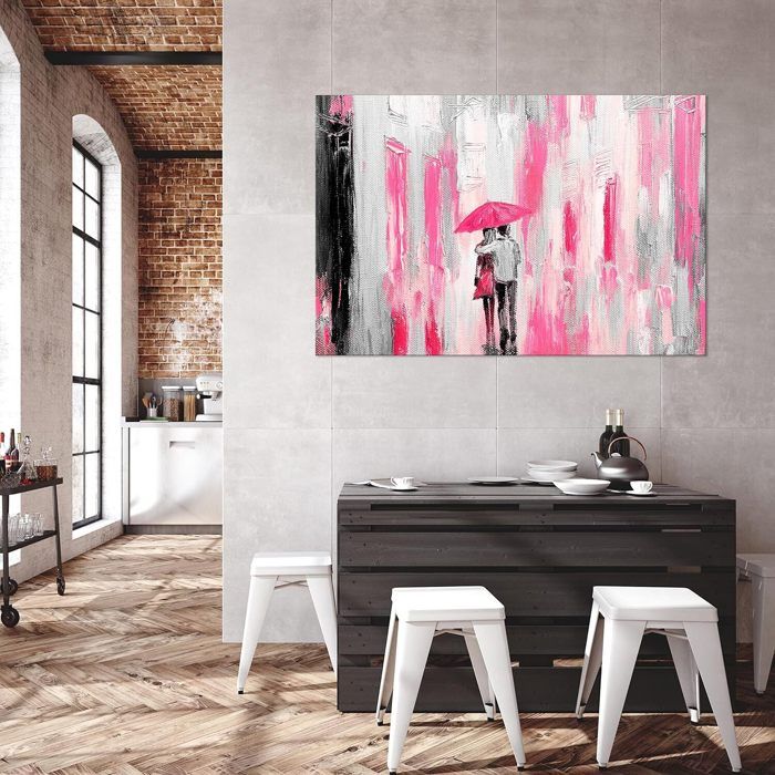 Poster Abstrait Sur Toile 60x120 Cm - Décoration Murale Vintage Moderne Pour Salon, Chambre | Sans Cadre, Impression Haute Qualité
