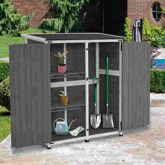 M Armoire de jardin en bois 0707EY, petit abri de jardin