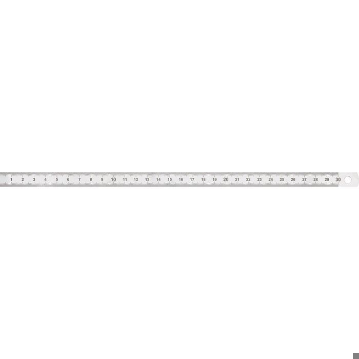 Réglet flexible 300mm 13X0.5mm inox chromé mat WILMART 105005 ...