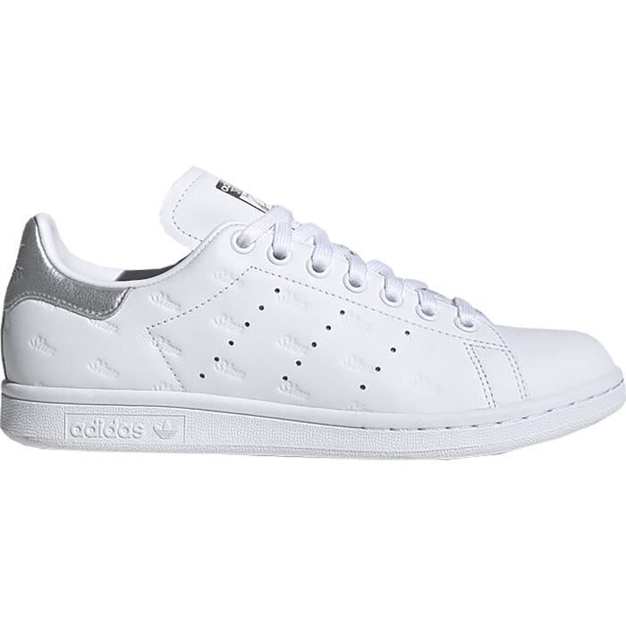 Baskets Stan Smith Blanches et Argent es EF6854. Blanc
