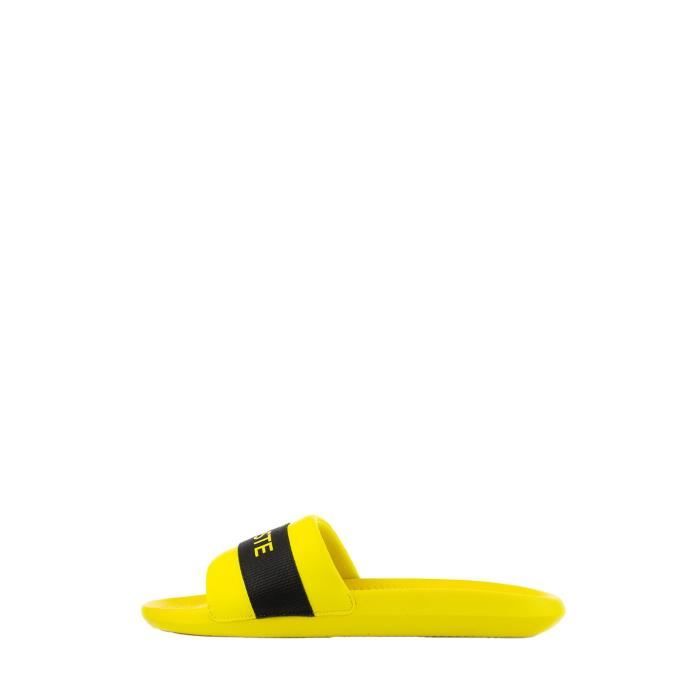 Claquette lacoste jaune hot sale
