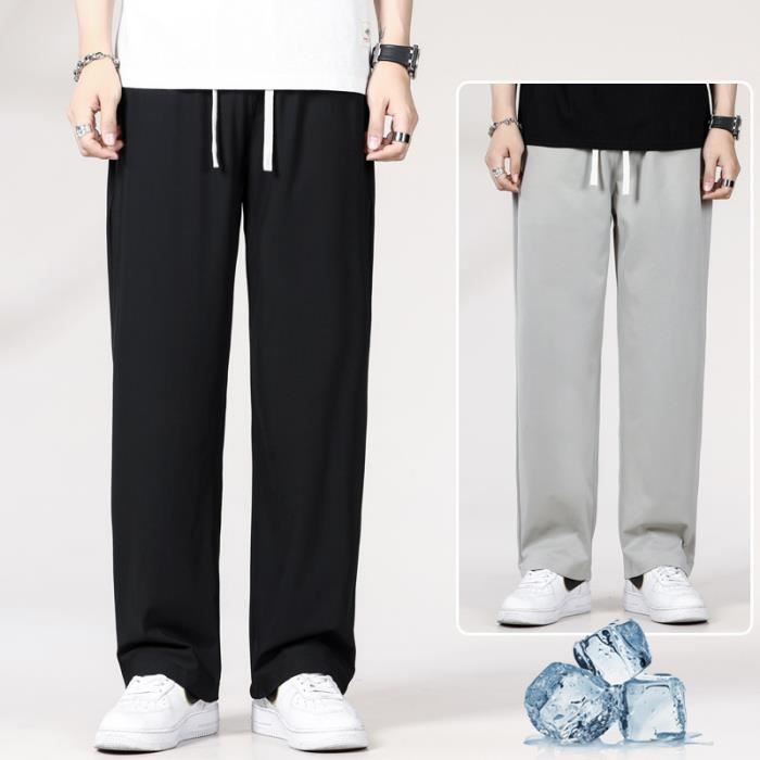Pantalon homme grande taille elastique cheap