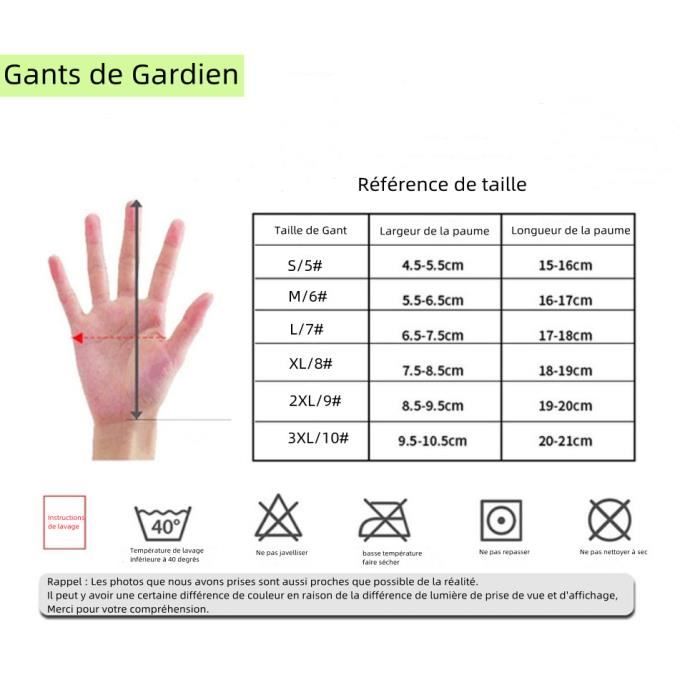 Gants Gardien De But Being Fit Enfant - Triple Protection Adhérence - Foot Unisexe