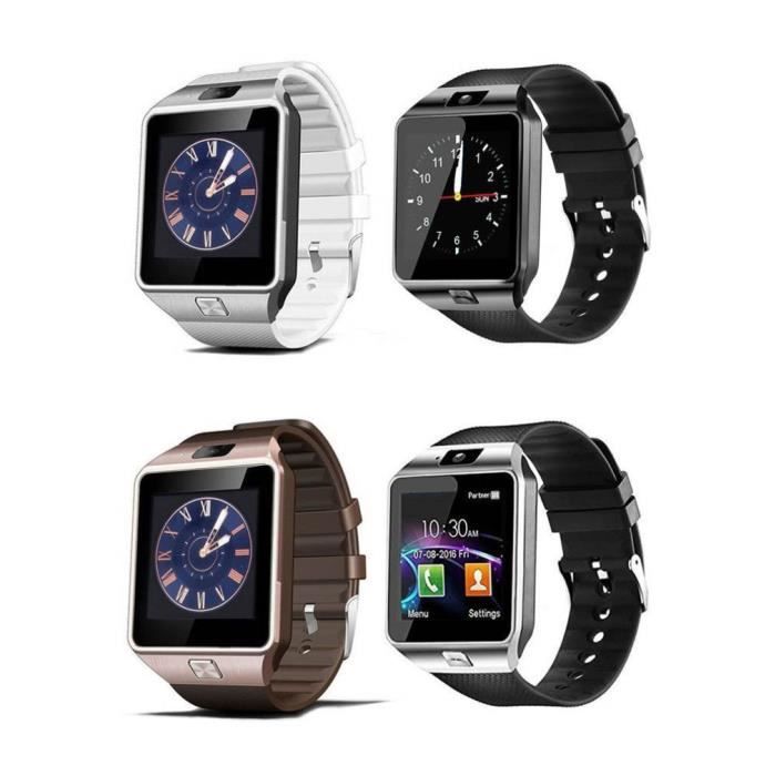 DZ09 Smartwatch Smart Watch Montre numerique pour Apple pour Samsung noir Cdiscount Telephonie