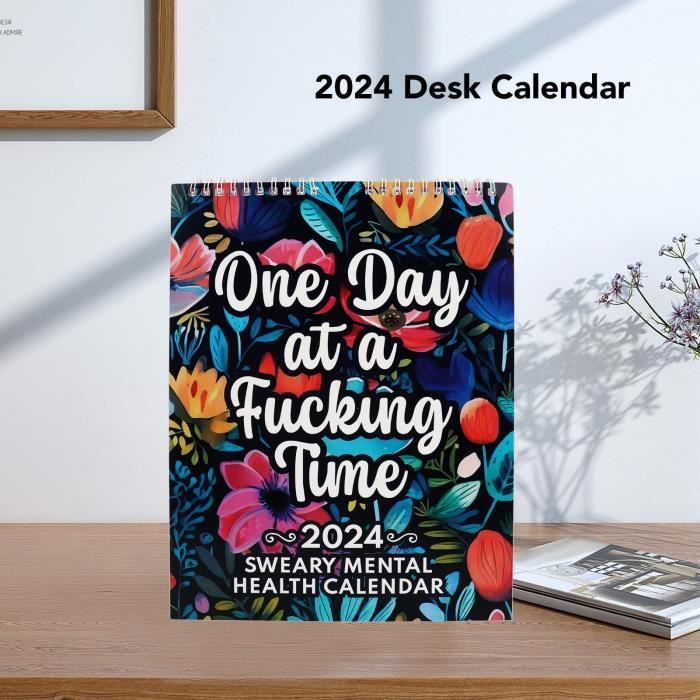 SURENHAP calendrier 2024 Calendrier de bureau 2024 polyvalent