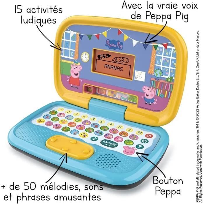 Vtech - Ordinateur enfant VTECH Ordi-tablette P'tit Genius Touch mauve