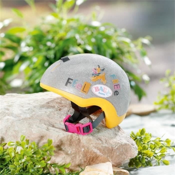 Casque de velo pour enfant ZAPF CREATION Baby born 43 cm Argente Securite et style Cdiscount Jeux Jouets