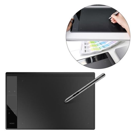Parblo A610 S 10 ''x 6'' tablette graphique professionnelle Art numérique dessin  tablette 8192 niveaux stylo pression + gant à d
