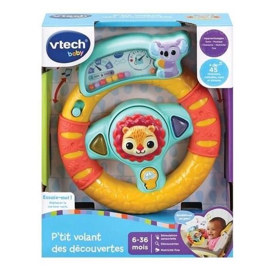 VTECH Baby Volant Tiny Tot conducteur voiture lumières et sons 12-36 mois 