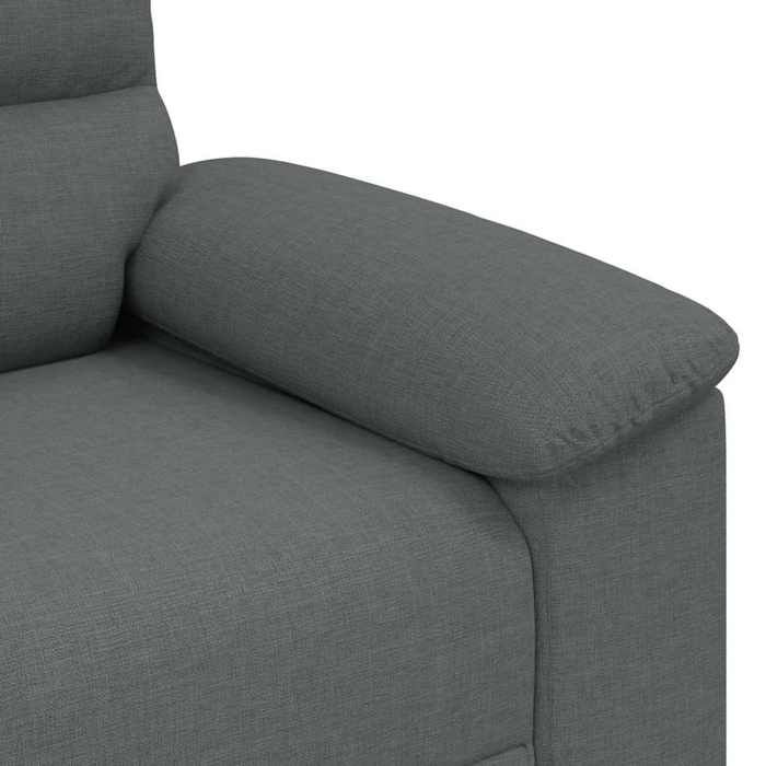vidaXL Canapé à 2 Places Gris foncé 120 cm Tissu, canapé, canapé rembourré, sièges de Salon, Causeuse, canapé de Salon, canapé à Deux Places