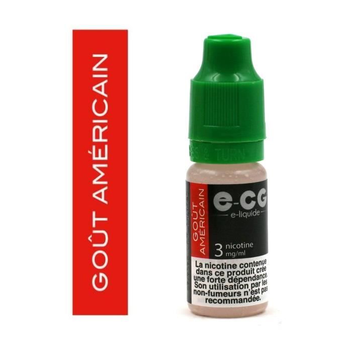 Lot de 5 Flacons E-CG - Got Amricain 3 mg/ml - Cdiscount Au quotidien Lot de 5 Flacons E-CG - Got Amricain 3 mg/ml - Cdiscount Au quotidien
