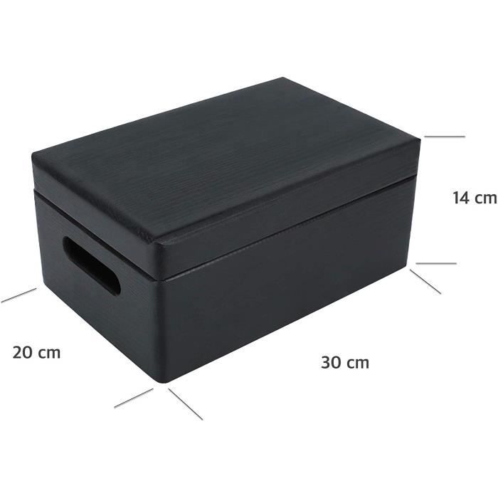 BTSKY Lot De 30 Petites Boîtes Rectangulaires Vides à Charnière