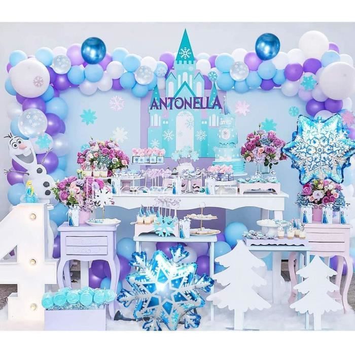 Decoration anniversaire reine des neiges sur Vegaooparty - Large choix de  vaisselle et d'accessoires