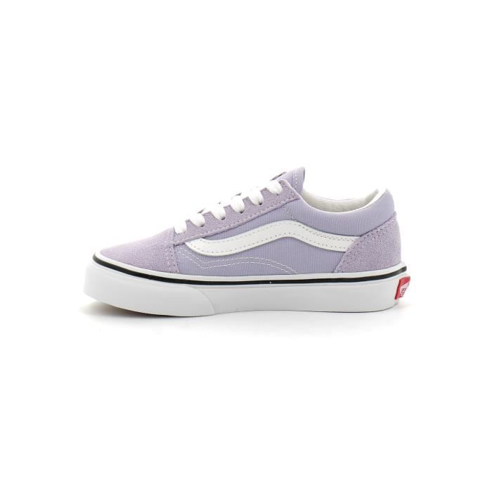 Baskets Enfant VANS Old Skool Violet Lavande Cdiscount Chaussures