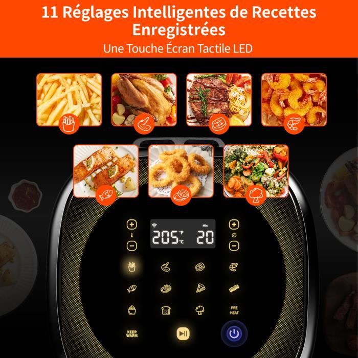 Test Ultenic K10, une friteuse sans huile connectée et simple à entretenir  - CNET France