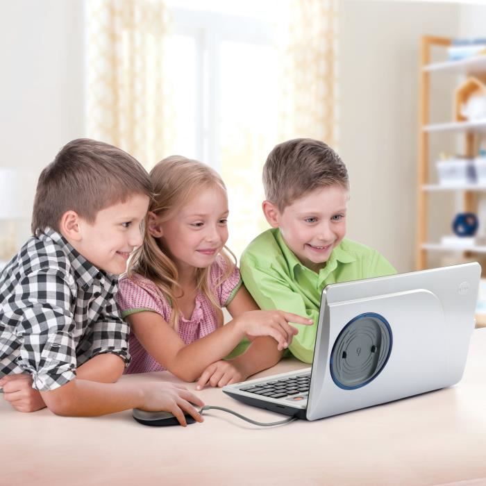 Ordinateur pour enfant VTECH Genio - Clavier AZERTY, souris, écran 5'',  mémoire 8GB - Rose - Cdiscount Jeux - Jouets