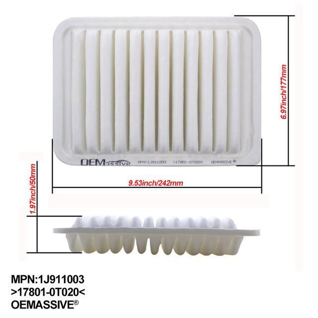 Filtre Habitacle Toyota Boshoku PM2.5 - Anti-Pollen Et Poussière - Compatible Auris, Corolla, RAV4, Yaris...