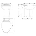 WC broyeur intégré Aquacompact Start - Fabrication Française-3
