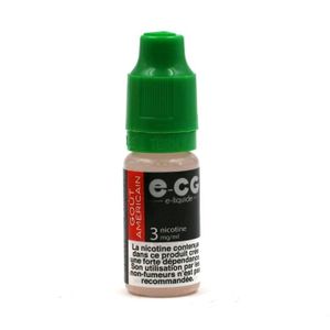 E-liquide E CG au got amricain - Cdiscount
