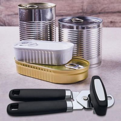 Ouvre Boîte Conserve Manuel 3 en 1 - Acier Inoxydable - Ouvre Bouteille - Multifonction - Ergonomique - Pratique - Maison