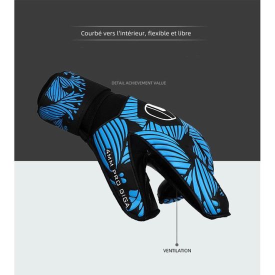 BEAST RAGE Gants de Gardien de But pour Enfants, garçons, Filles,Gants de Gardien de But de Football, Paume antidérapante en Latex 4MM,adhérence Accrue (Bleu, Size 2 Suitable for 4 to 5 Years BEAST RAGE Gants de Gardien de But pour Enfants, garçons, Filles,Gants de Gardien de But de Football, Paume antidérapante en Latex 4MM,adhérence Accrue (Bleu, Size 2 Suitable for 4 to 5 Years