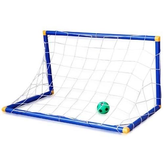 TRIXES Enfants Childs Mini Football Soccer Goal Post Net Set Pump Balle de Plein air int/érieur