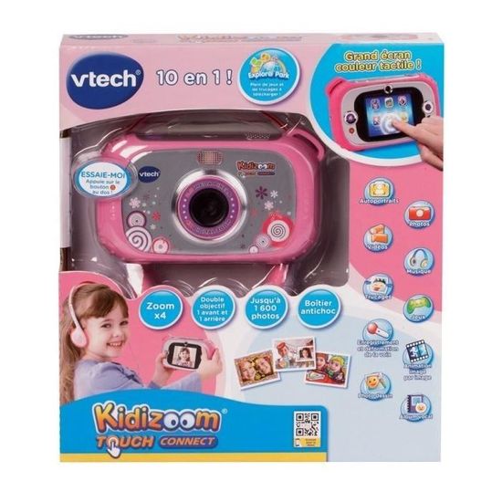 VTECH Kidizoom Touch Connect Rose Cdiscount Jeux Jouets