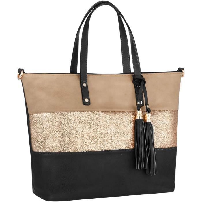 Sac avec bande clearance pailletée