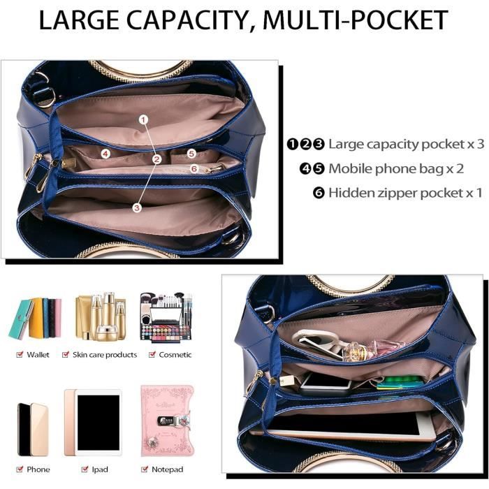 Sac a main plusieurs compartiments hotsell