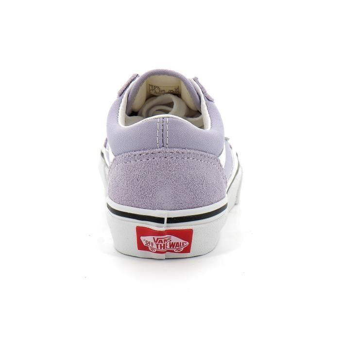 Baskets Enfant VANS Old Skool Violet Lavande Cdiscount Chaussures