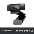 LOGITECH - Webcam HD Pro C920 Refresh - Microphone intégré - Idéal FaceTime et Skype - Noir-4