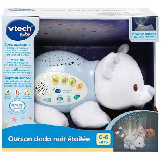 Vtech Baby Ourson Dodo Nuit Etoilee Cdiscount Puericulture Eveil Bebe