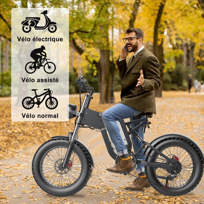 Fat Bike Gunai Velo Electrique Vélo électrique Fatbike GUNAI MX25