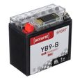Batterie moto YB9-B 9Ah Gel Accurat 12V 90A 137 x 76 x 134 mm Quad-0